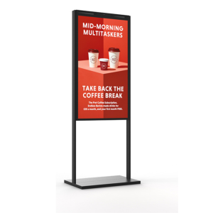 Ultra High Brightness Freestanding Double-Sided Display